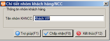 Nhóm khách hàng/NCC