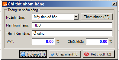 th&ecirc;m sửa nh&oacute;m h&agrave;ng h&oacute;a - sản phẩm