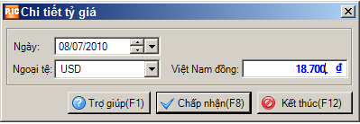 chi tiết tỷ gi&aacute;