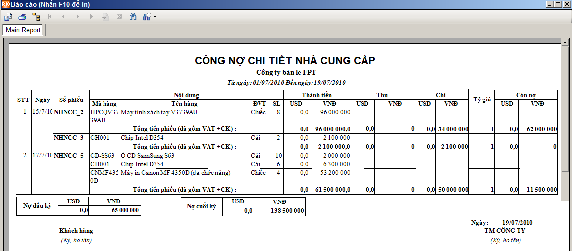 b&aacute;o c&aacute;o chi tiết c&ocirc;ng nợnh&agrave; cung cấp mẫu 2