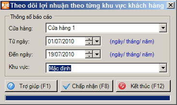 thiết lập b&aacute;o c&aacute;o