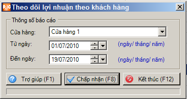 thiết lập b&aacute;o c&aacute;o