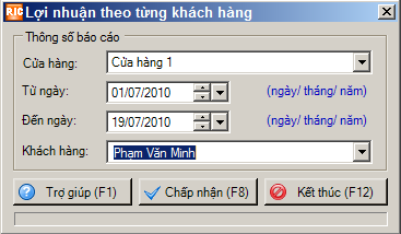 thiết lập b&aacute;o c&aacute;o