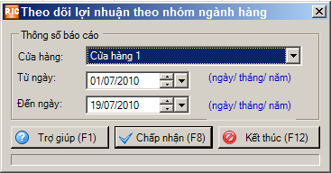 thiết lập b&aacute;o c&aacute;o